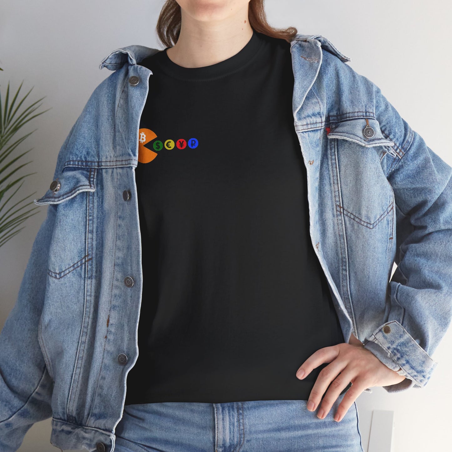 Bitcoin Pac-Man Graphic Tee