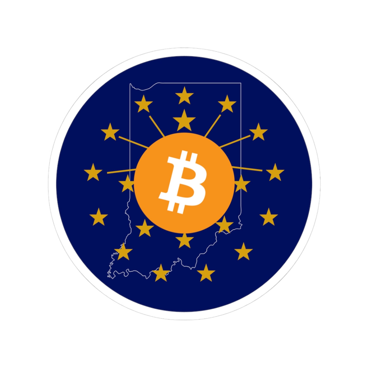 Indy Bitcoin Meetup Sticker