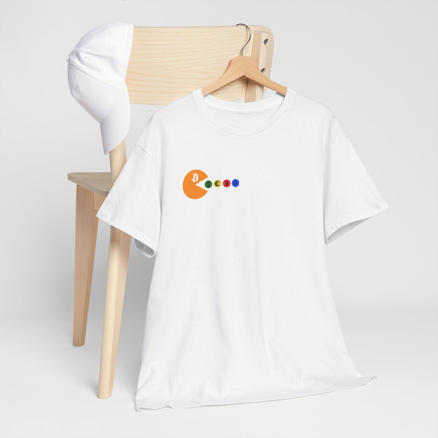 Bitcoin Pac-Man Graphic Tee
