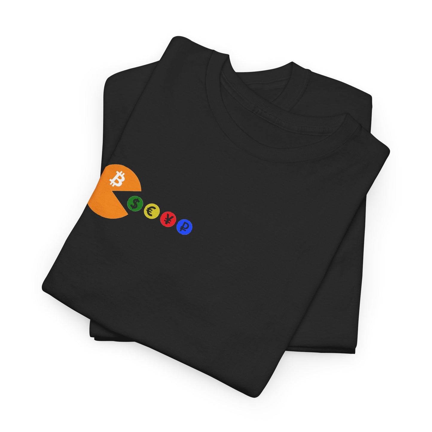 Bitcoin Pac-Man Graphic Tee